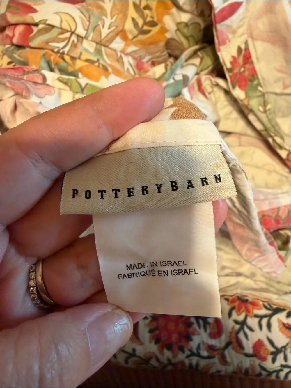 Pottery Barn Courtney Organic Cotton King Duvet and 2 Standard Shams EUC